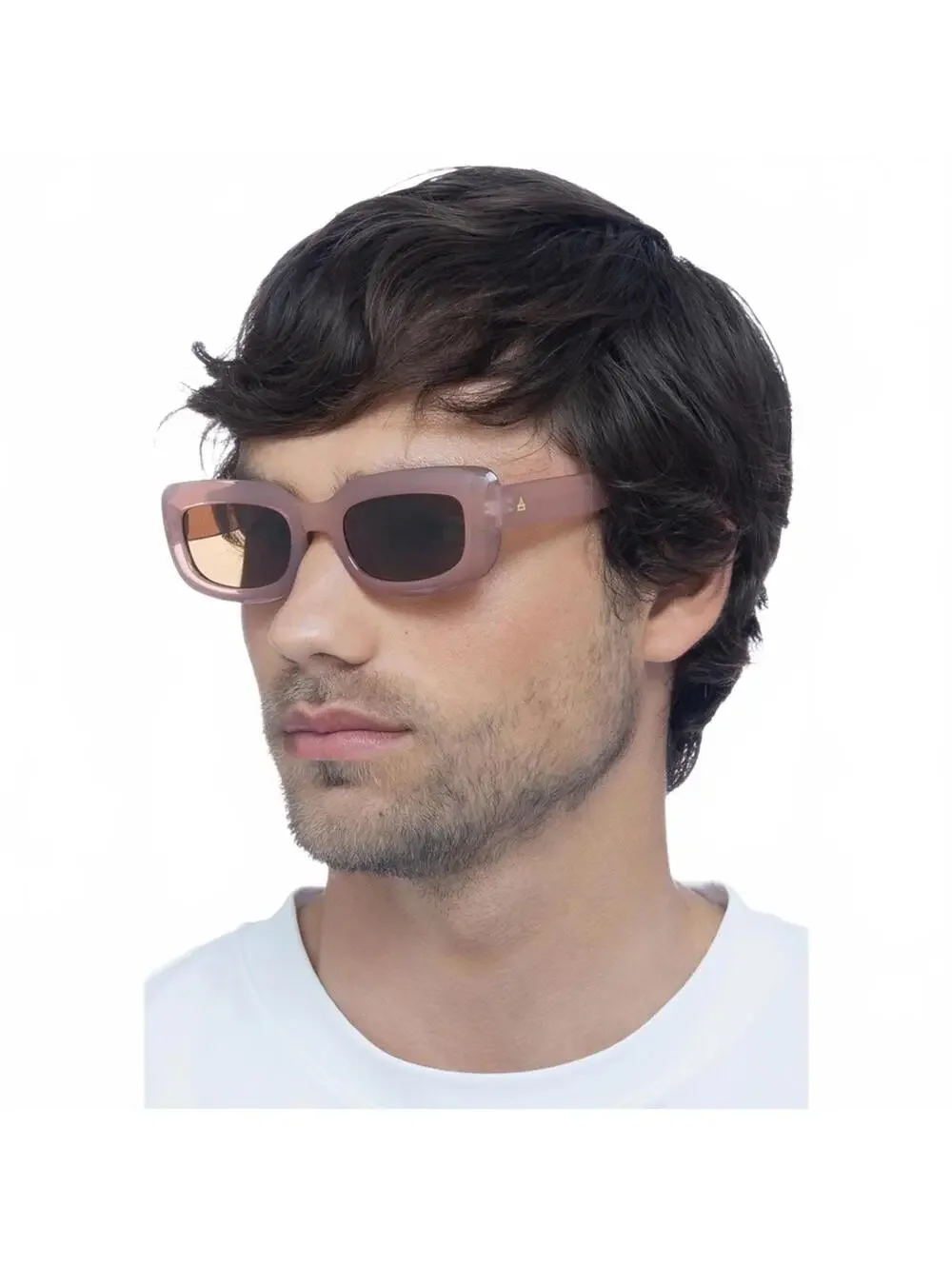 AIRE Orbit 54mm Unisex Rectangular Sunglasses Fawn 50-21-135 NWT
